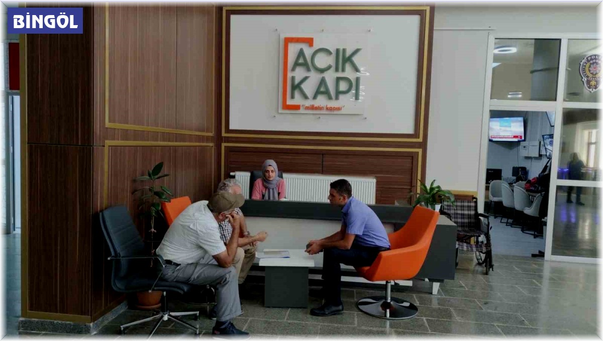 Bingöl Açık Kapı biriminden 23 bin kişi faydalandı