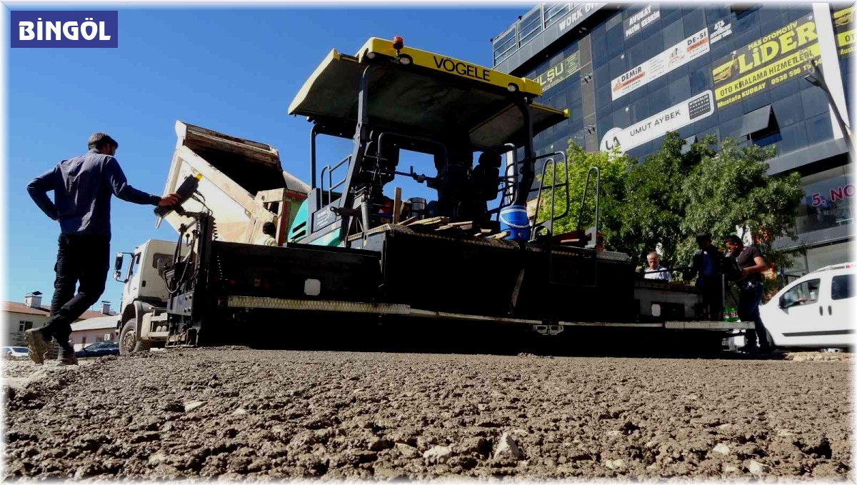 Bingöl Belediyesi üst yapı çalışmalarını hız verdi
