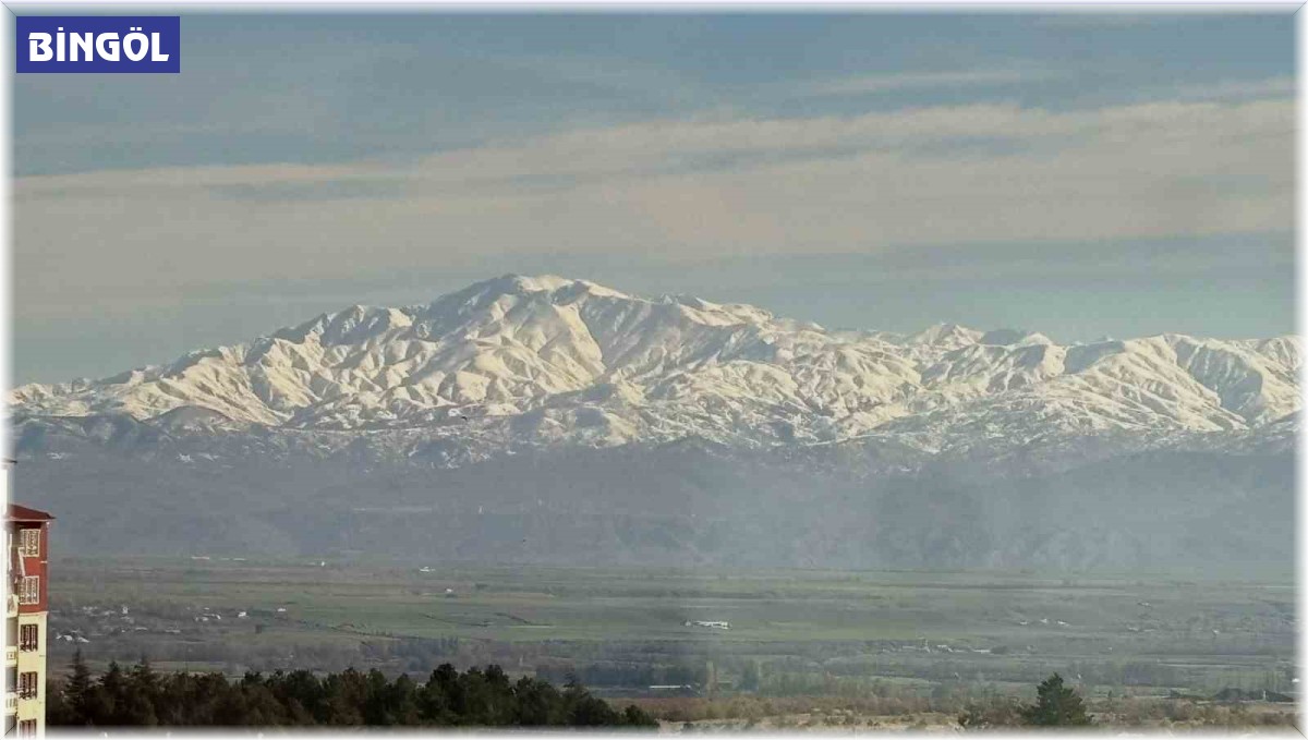 Bingöl dağları beyaza büründü