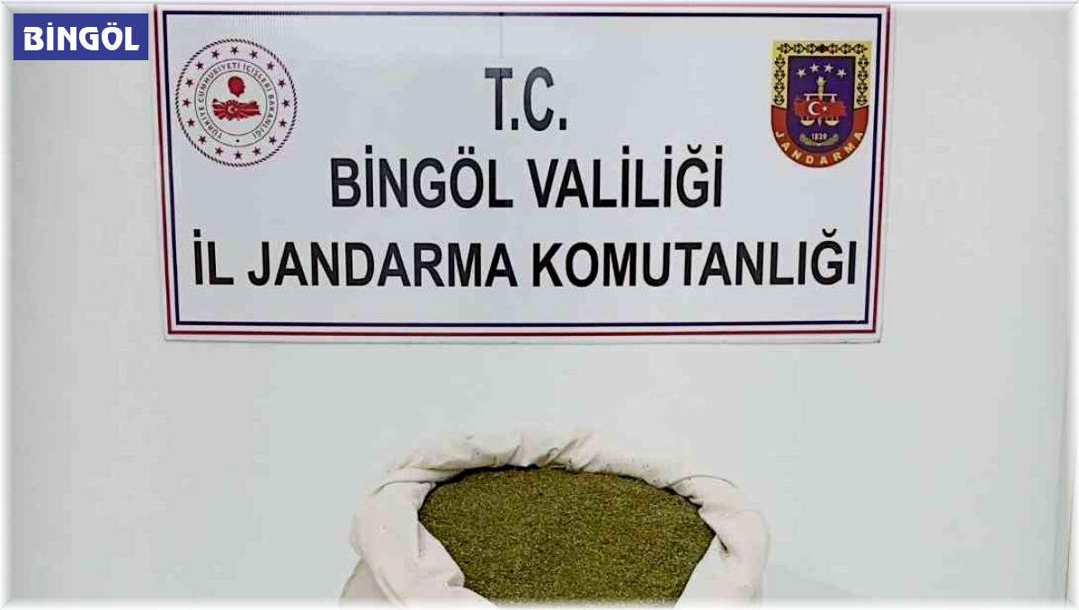Bingöl'de 18,5 kilo toz esrar ele geçirildi