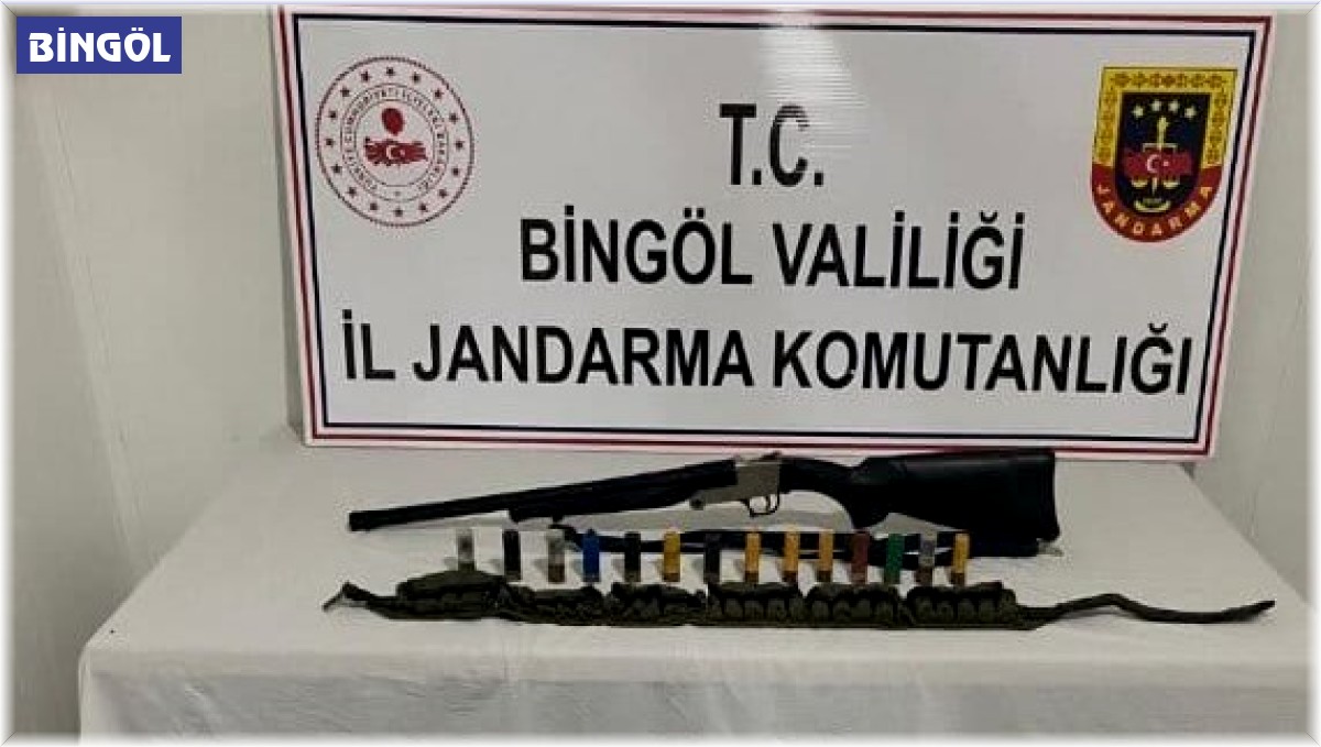 Bingöl'de 2 adet ruhsatsız av tüfeği ele geçirildi