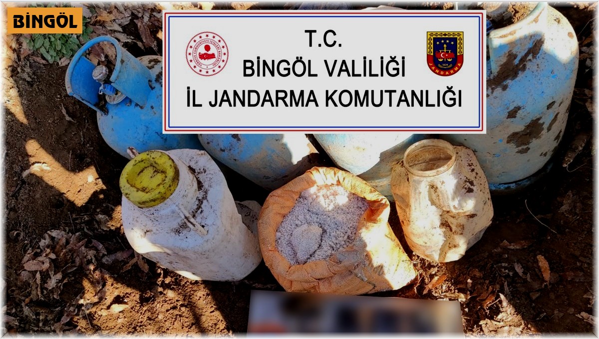 Bingöl'de 20 kilogram amonyum nitrat ele geçirildi