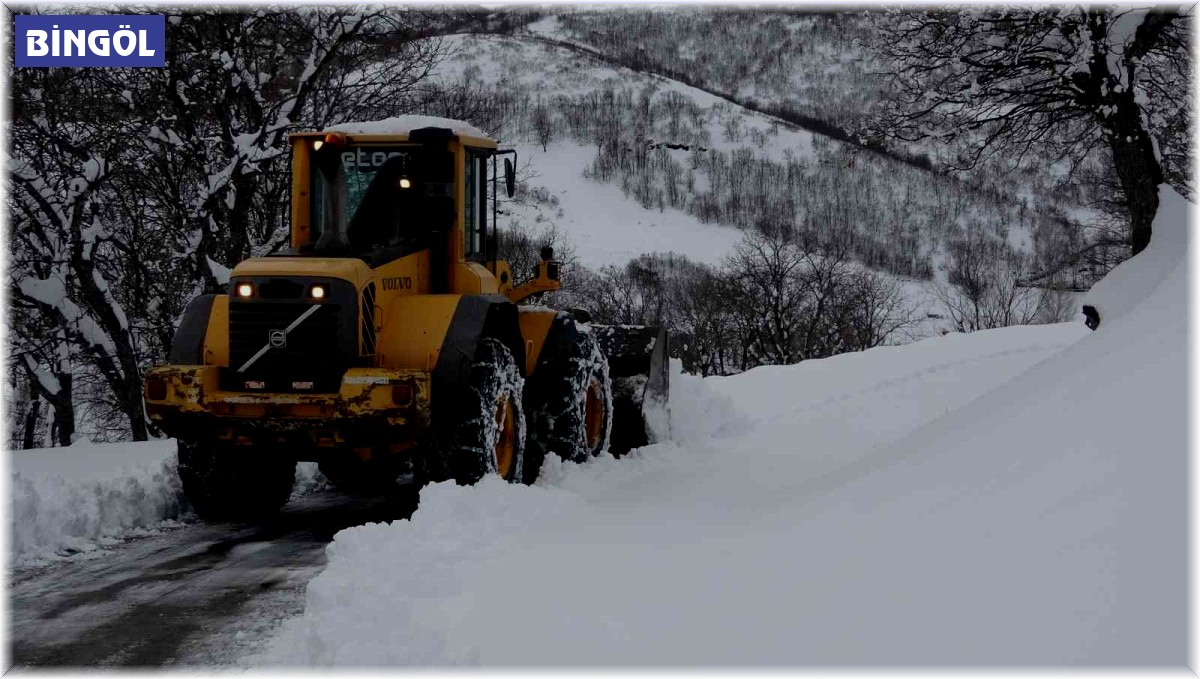 Bingöl'de 200 köy yolu ulaşıma kapandı