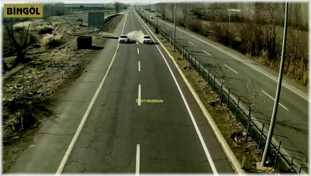 Bingöl'de 2021 yılı içindeki kazalar güvenlik kameralarına yansıdı