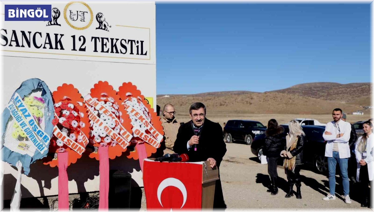 Bingöl'de 250 kişinin istihdam edileceği tekstil fabrikası açıldı