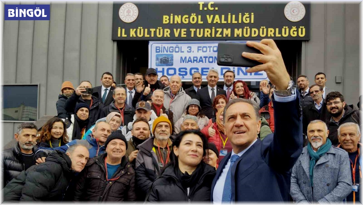 Bingöl'de 3 gün sürecek olan fotoğrafçılar maratonu başladı