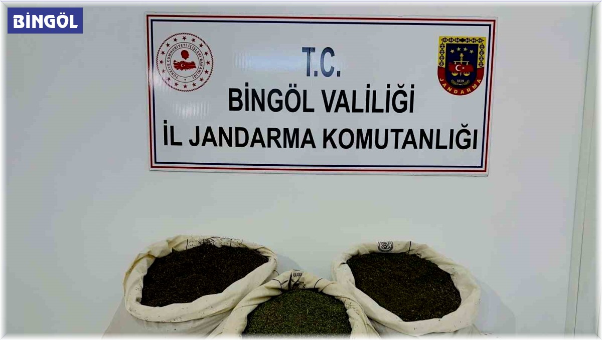 Bingöl'de 34 kilogram uyuşturucu ele geçirildi