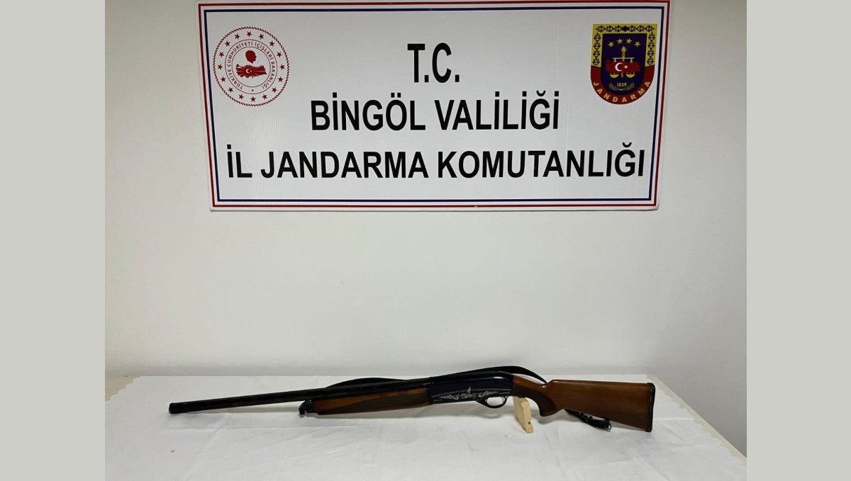 Bingöl'de 4 adet ruhsatsız silah ele geçirildi