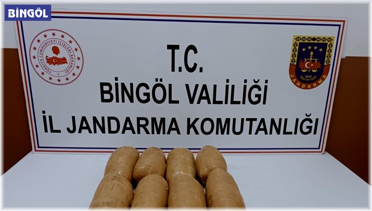 Bingöl'de 4 kilo 485 gram esrar ele geçirildi: 1 gözaltı