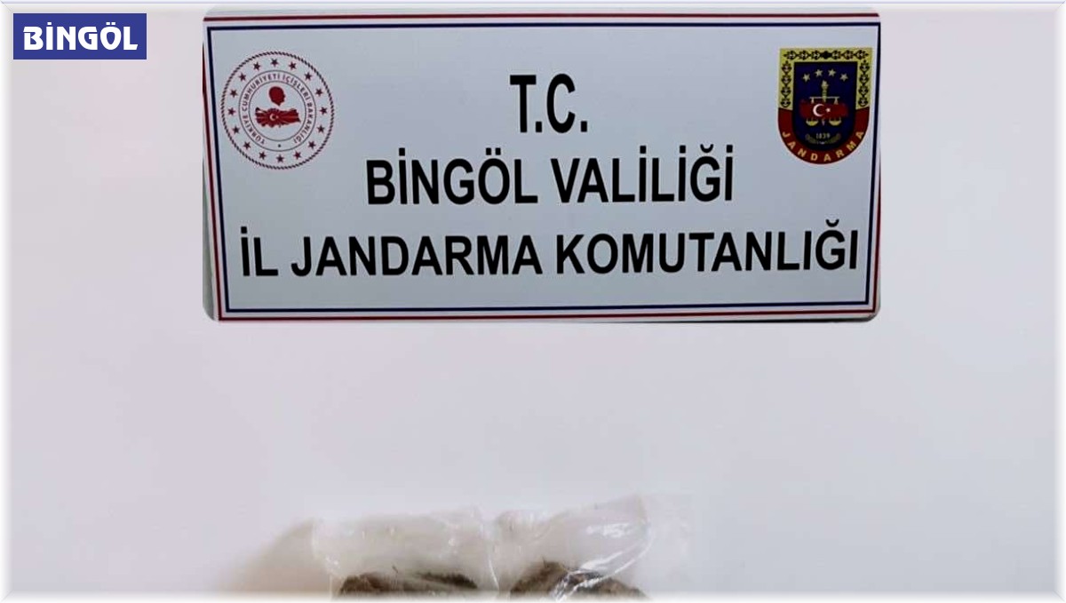 Bingöl'de 4 kilo 750 gram uyuşturucu maddesi ele geçirildi