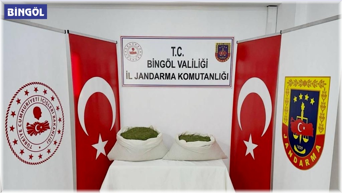 Bingöl'de 42 buçuk kilo uyuşturucu ele geçirildi