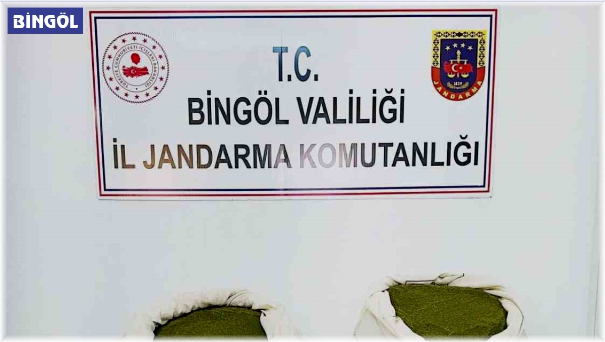 Bingöl'de 45 kilo esrar ele geçirildi
