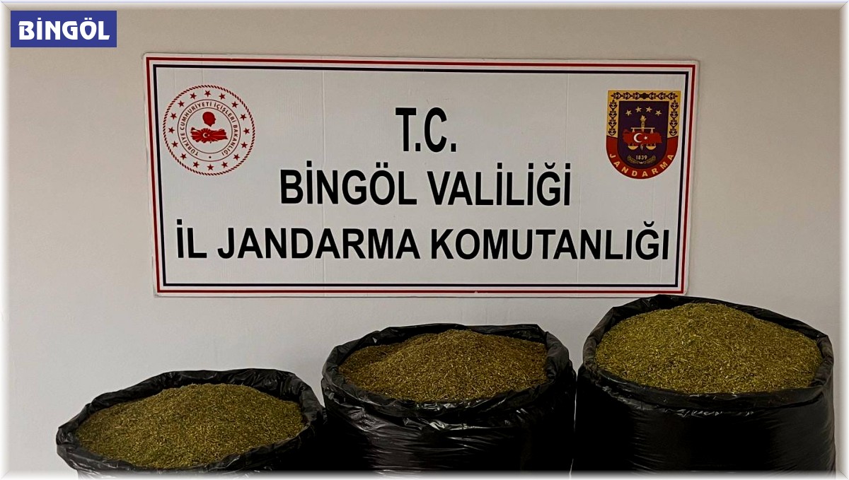 Bingöl'de 53 kilo uyuşturucu yakalandı