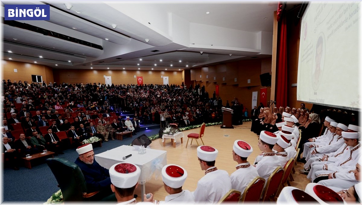 Bingöl'de 56 hafız, icazet aldı