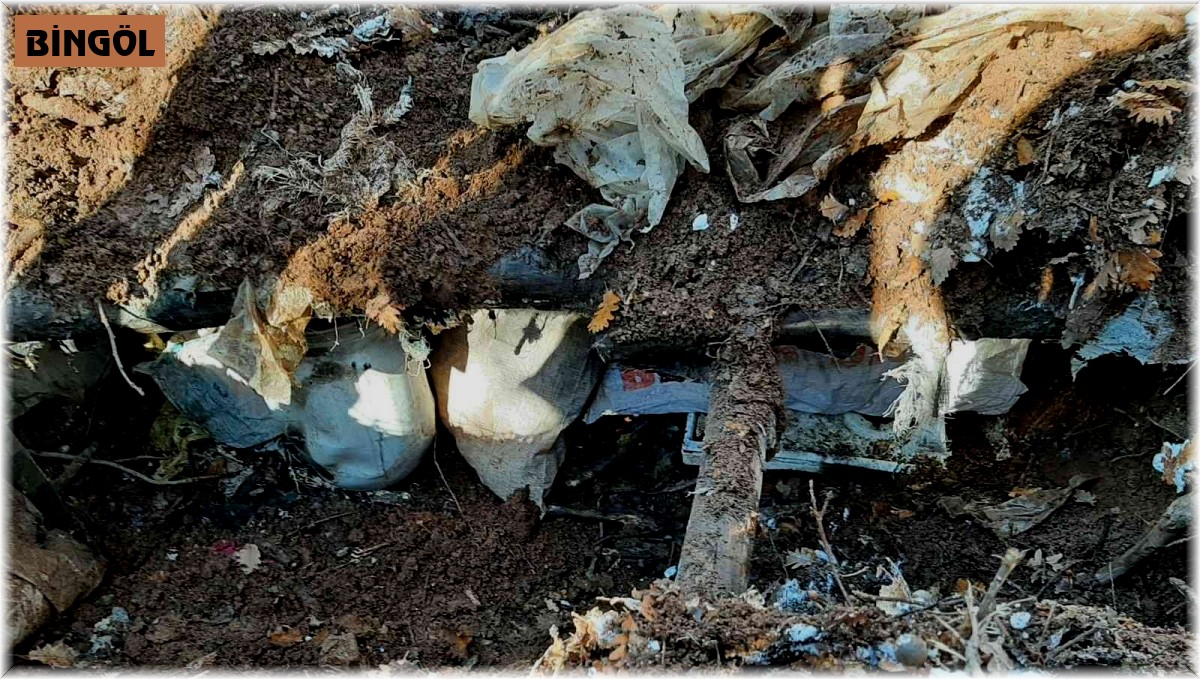 Bingöl'de 6 odalı sığınak imha edildi