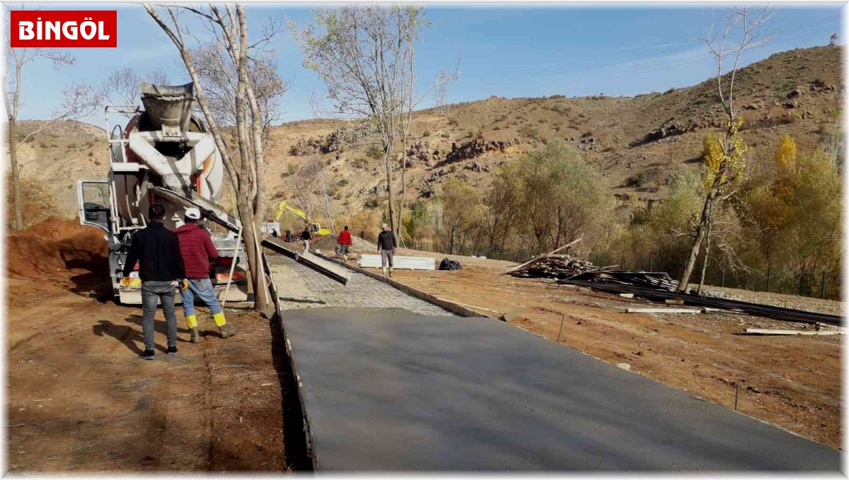 Bingöl'de 60 bin metrekarelik DSİ parkında çalışmalar sürüyor