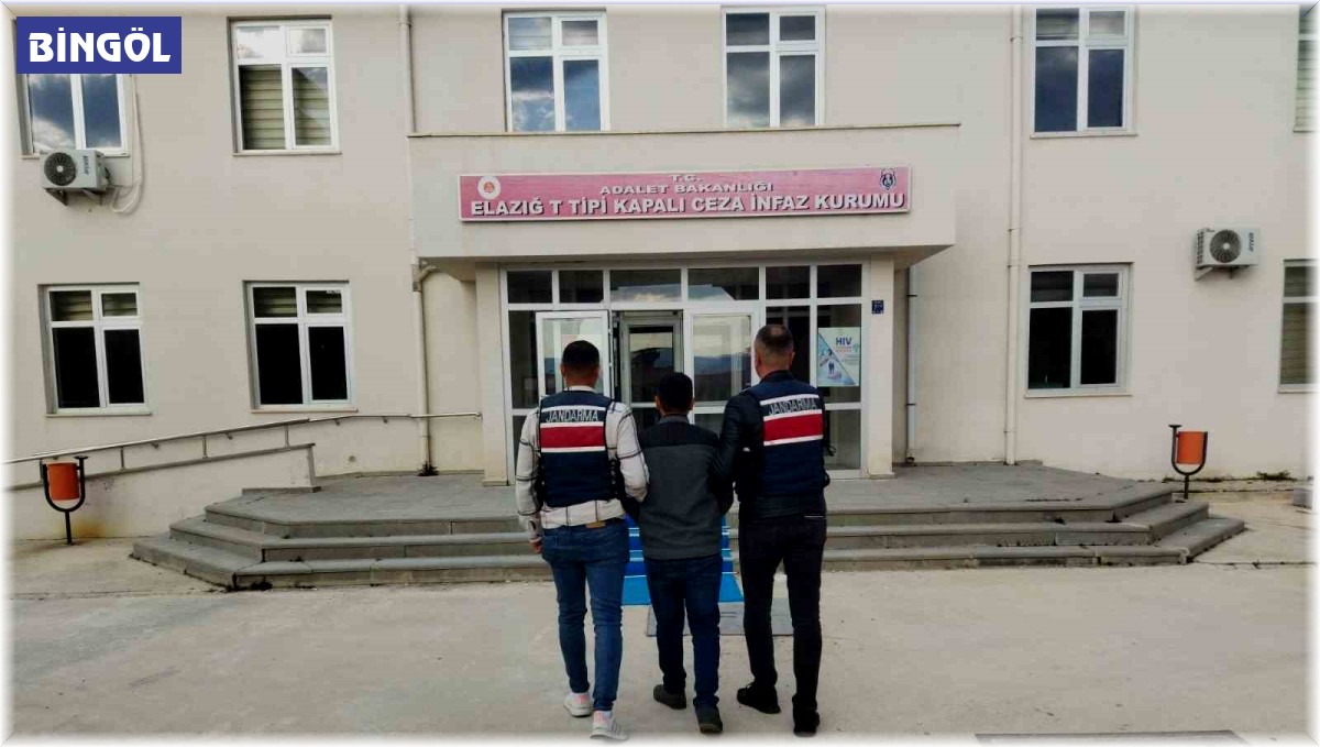 Bingöl'de 7 yıl hapis cezası olan şahıs yakalandı