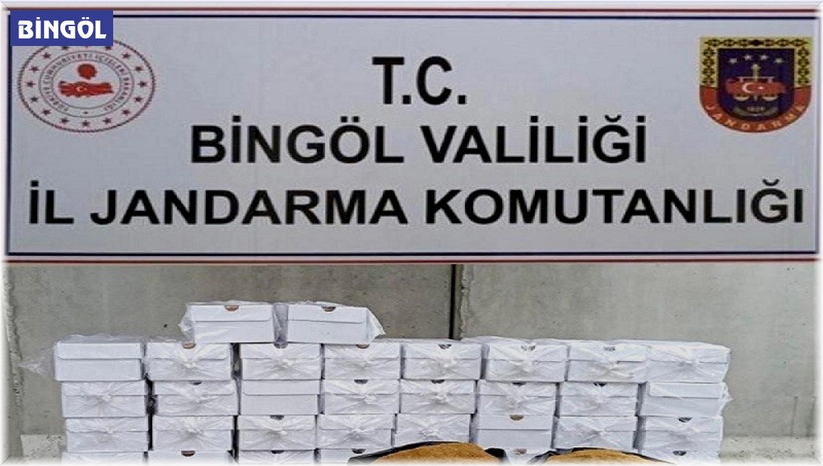 Bingöl'de 73 kilogram kaçak tütün ele geçirildi