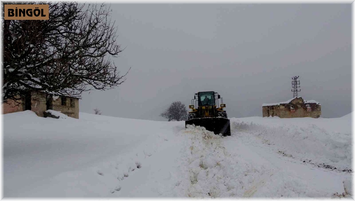 Bingöl'de 79 köy yolunun ulaşıma açılması için çalışmalar sürüyor