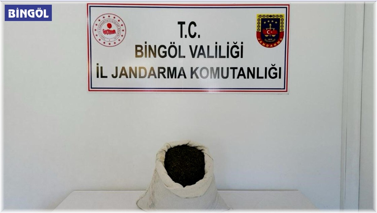 Bingöl'de 8 kiloya yakın uyuşturucu madde ele geçirildi