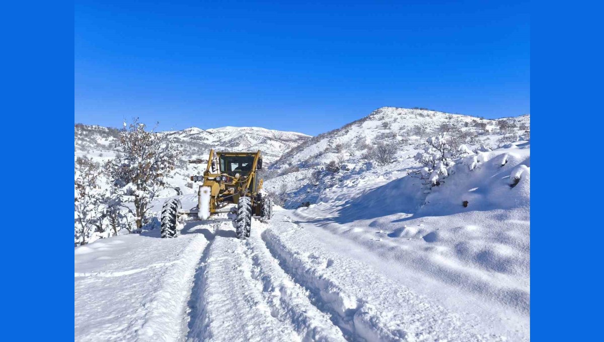 Bingöl'de 96 köy yolu ulaşıma kapandı