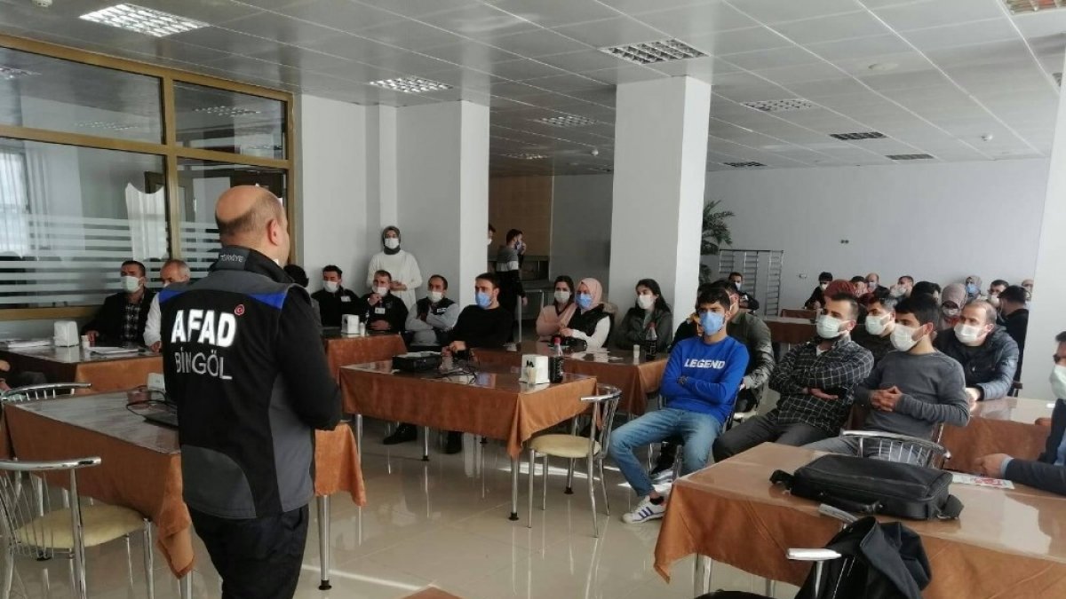 Bingöl'de 'Afet Farkındalık Eğitimleri'