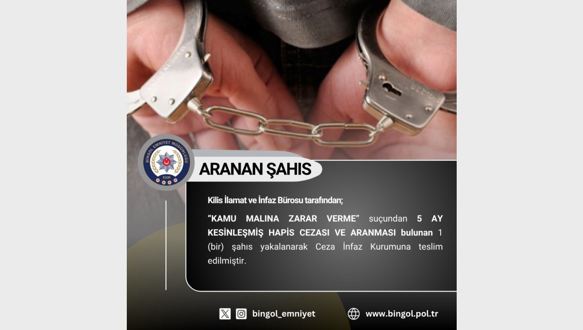 Bingöl'de aranan 6 şüpheli yakalandı