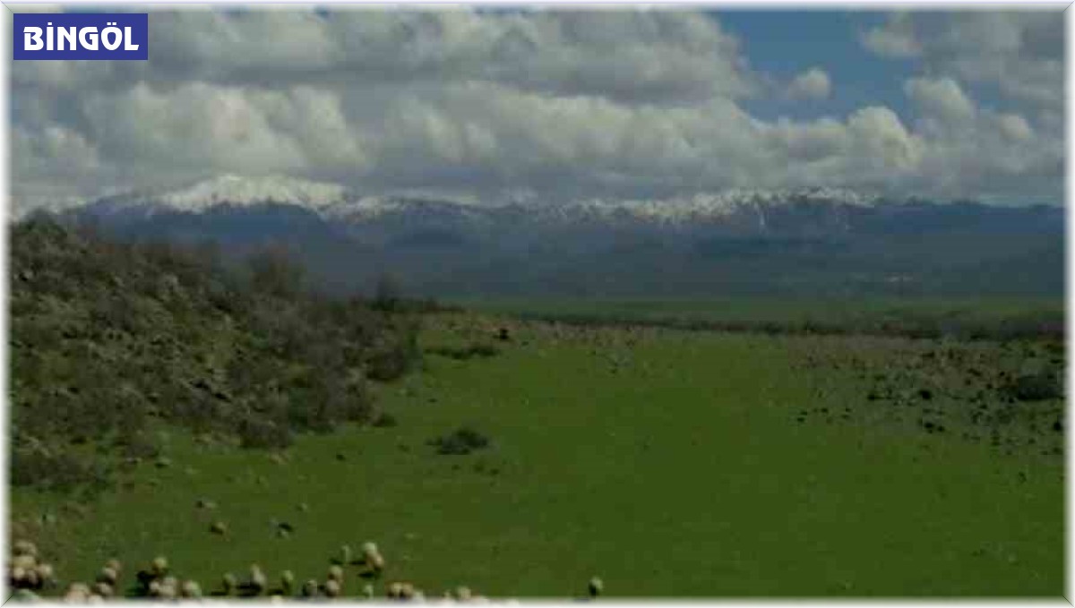 Bingöl'de bahar manzaraları dron ile görüntülendi