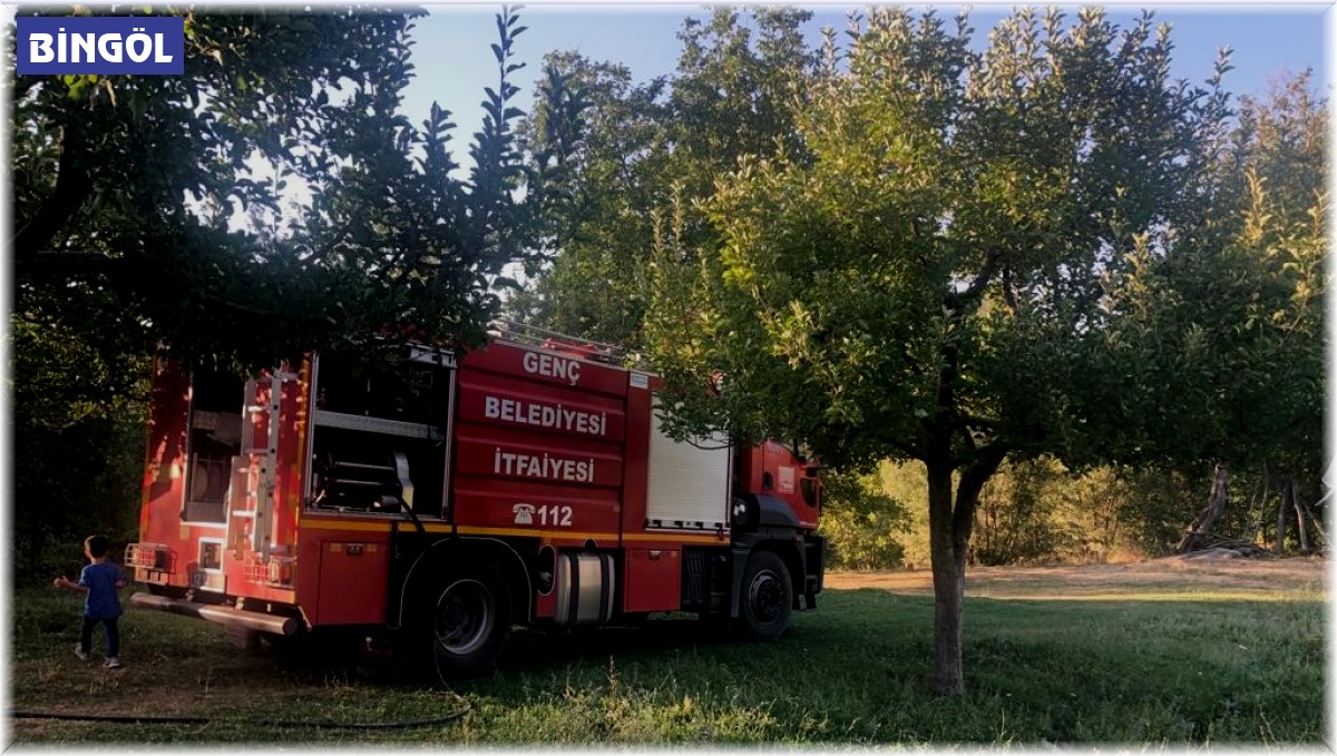 Bingöl'de bahçe yangını söndürüldü