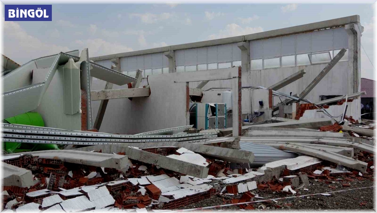 Bingöl'de çiftliğe bağlı yapı çöktü: 1 ölü, 1 yaralı