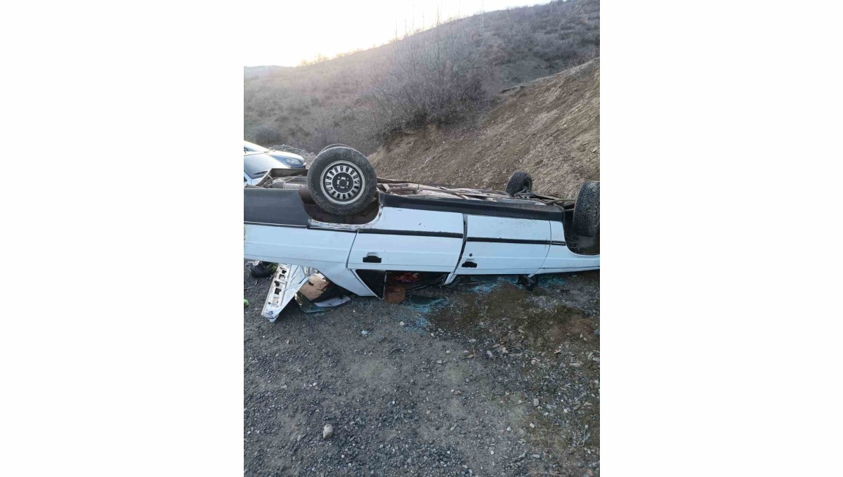 Bingöl'de çiriş otu toplamaya giden şahısları taşıyan aracın freni patladı: 4 yaralı