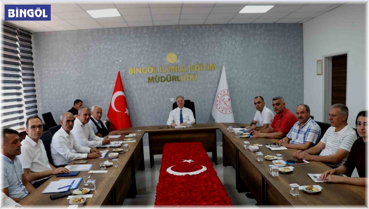 Bingöl'de değerlendirme toplantısı düzenlendi