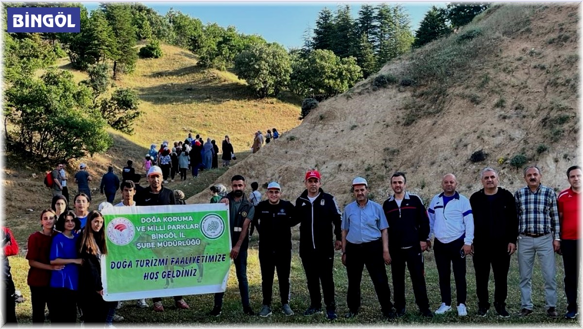 Bingöl'de doğa yürüyüşü etkinliği