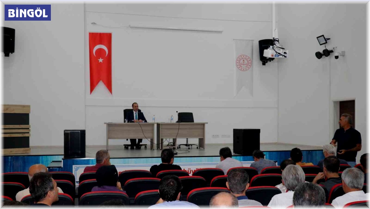 Bingöl'de eğitim kurumları müdürler kurulu toplantısı yapıldı