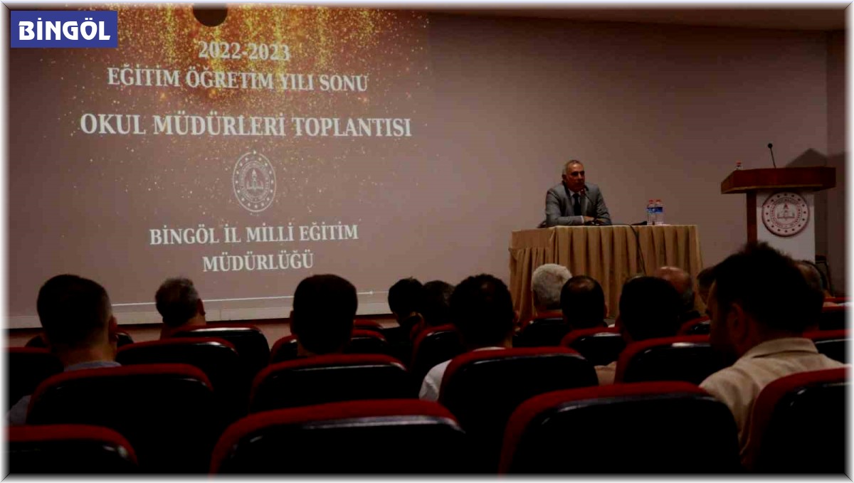Bingöl'de eğitim- öğretim değerlendirme toplantısı yapıldı