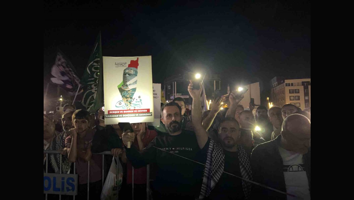 Bingöl'de Filistin'e destek yürüyüşü