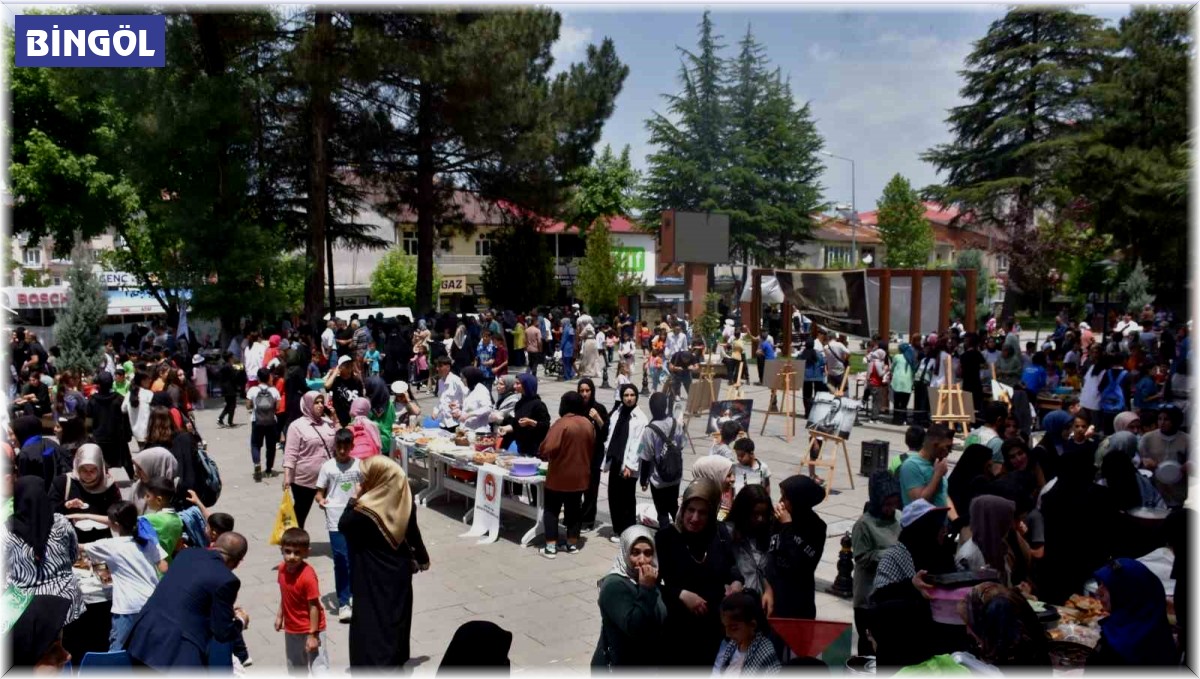Bingöl'de Gazze için yardım etkinliği düzenlendi