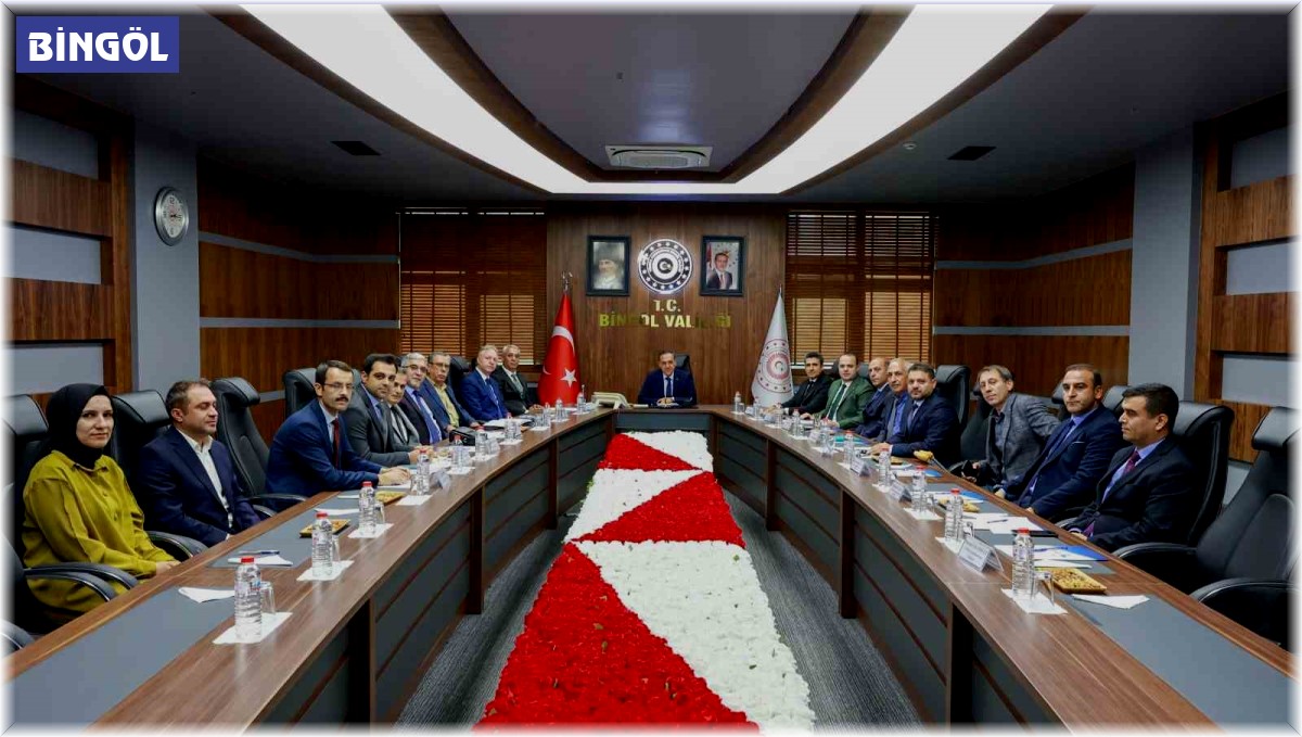 Bingöl'de "İstihdam ve Mesleki Eğitim Kurulu Toplantısı" yapıldı