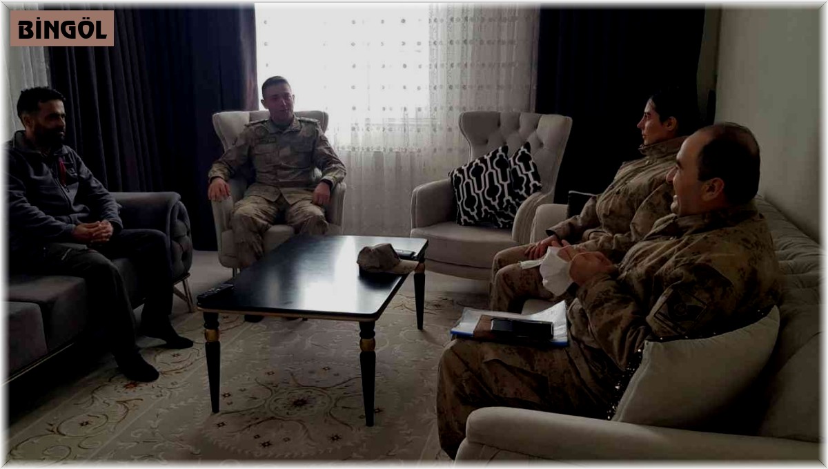 Bingöl'de jandarma, şehit aileleriyle bir araya geldi