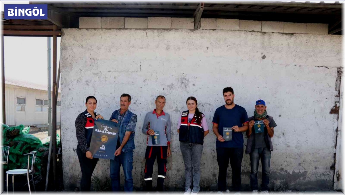 Bingöl'de jandarmadan ''Kadına El Kal-Ka-Maz'' çalışması