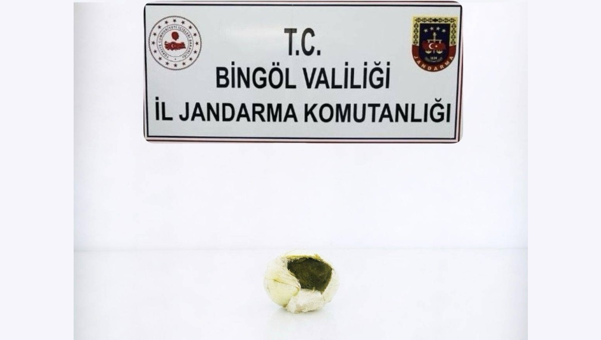 Bingöl'de jandarmadan uyuşturucu operasyonu