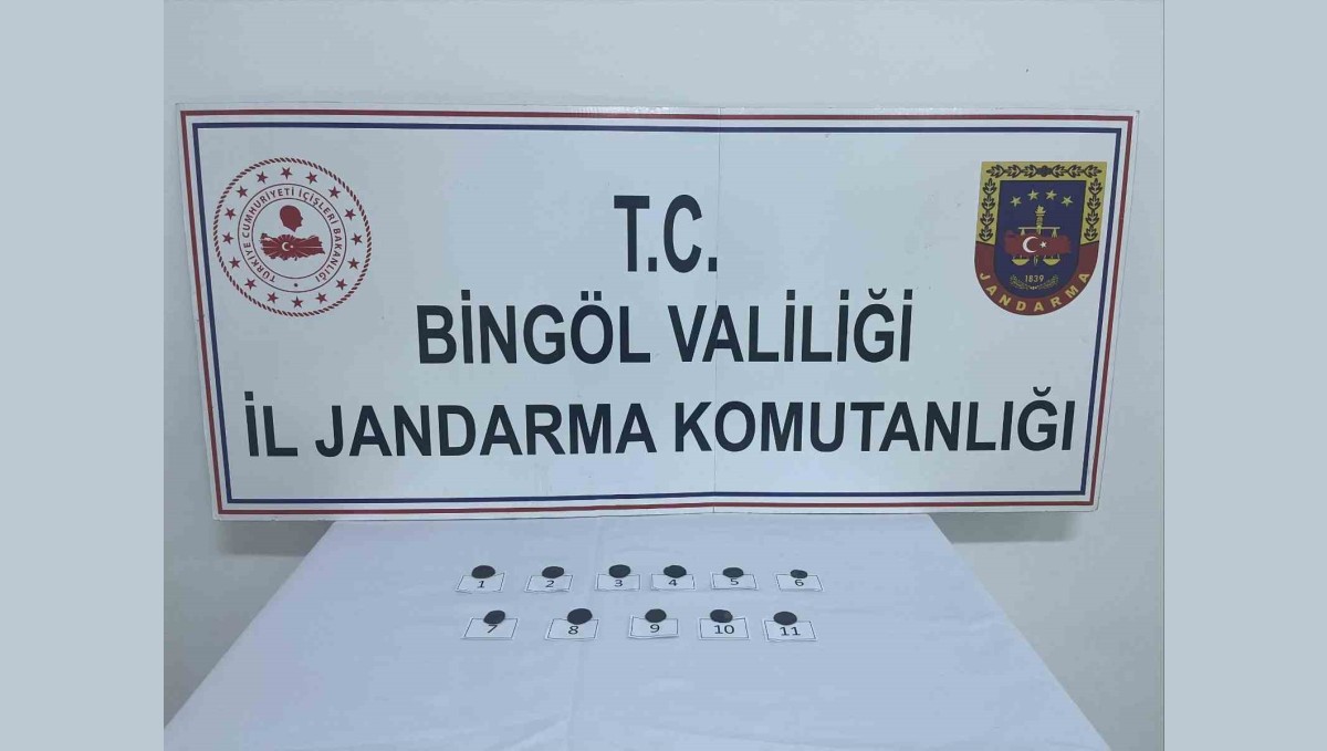 Bingöl'de jandarmanın dikkati tarihi eser kaçakçılığını önledi