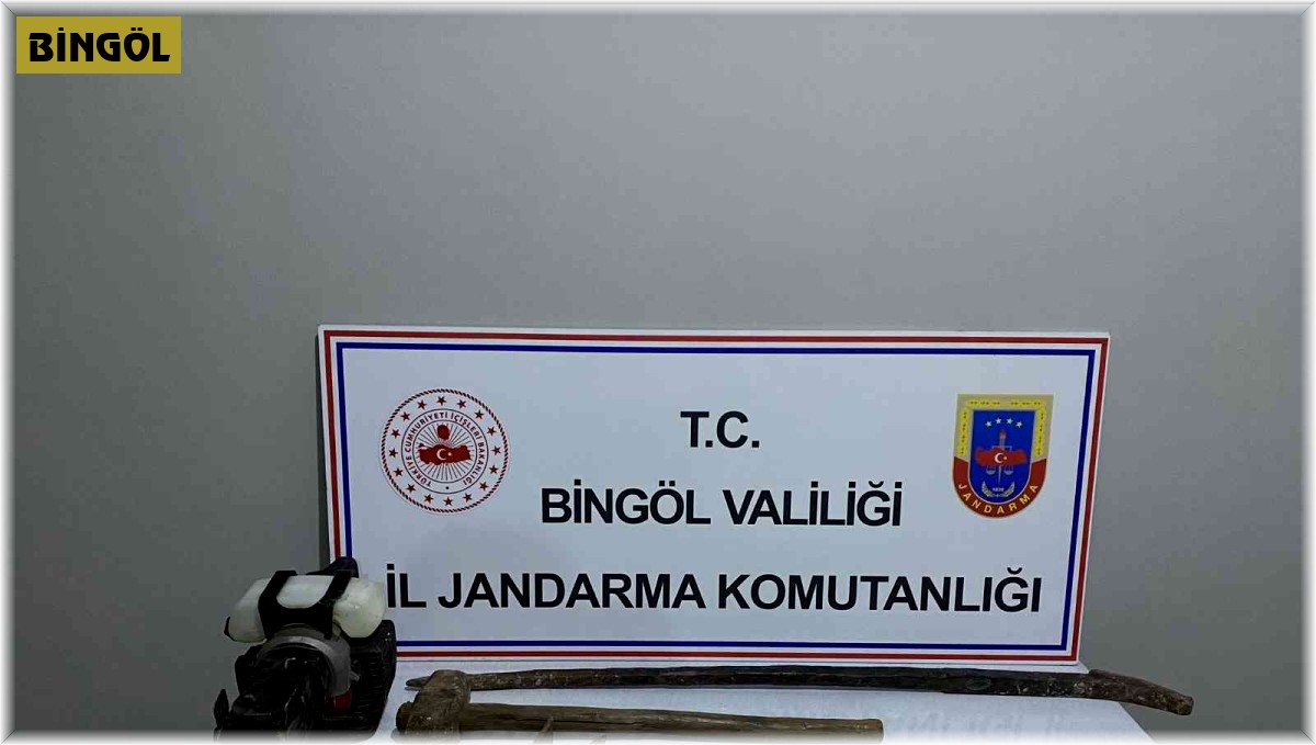Bingöl'de kaçak kazıya suçüstü: 4 gözaltı