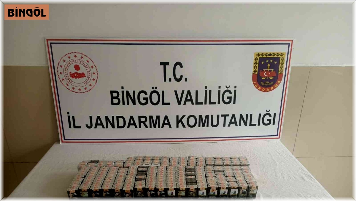 Bingöl'de kaçak sigara ve cep telefonu ele geçirildi