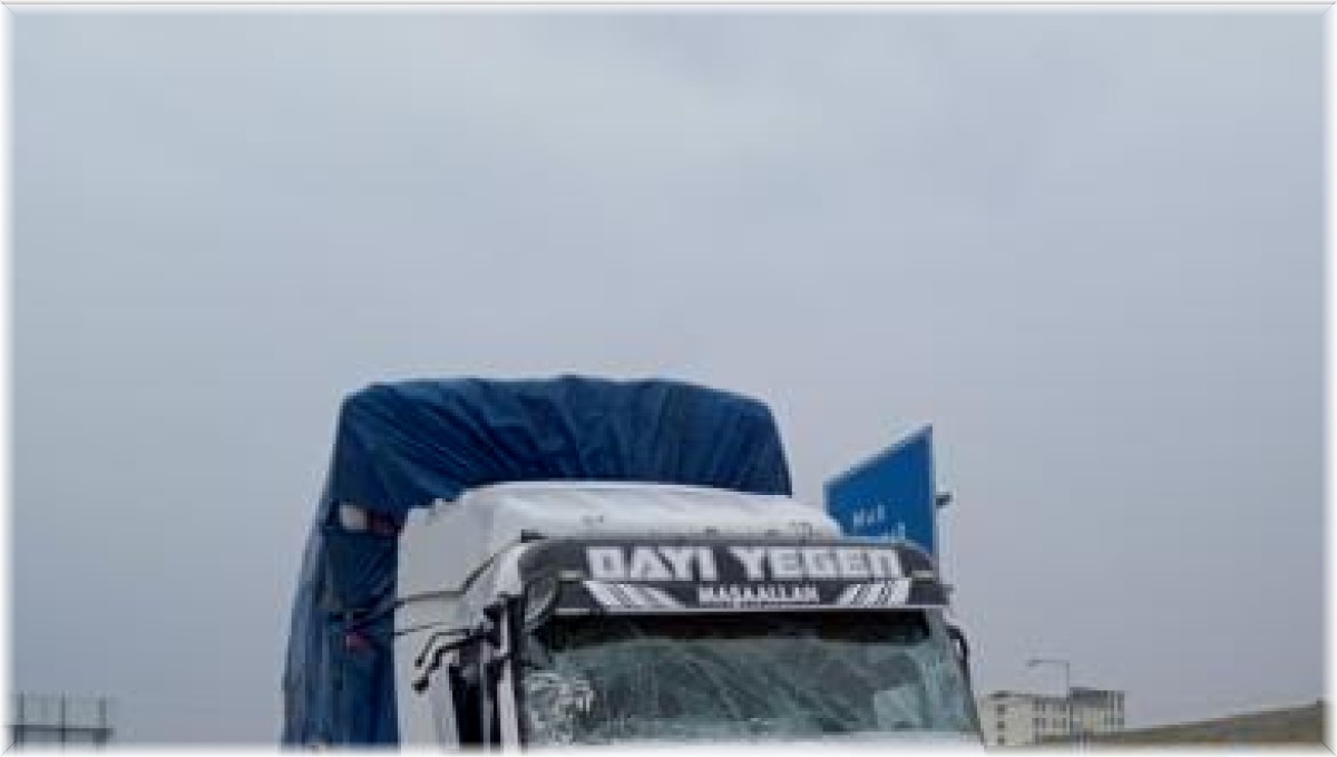 Bingöl'de kamyon ile minibüs çarpıştı: 1 yaralı