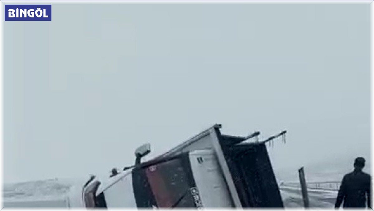 Bingöl'de kamyonet devrildi: 2 yaralı