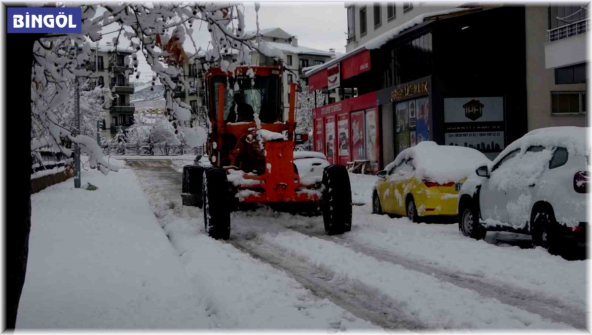 Bingöl'de kar kalınlığı yer yer 30 santimi aştı, 283 köy yolu ulaşıma kapandı