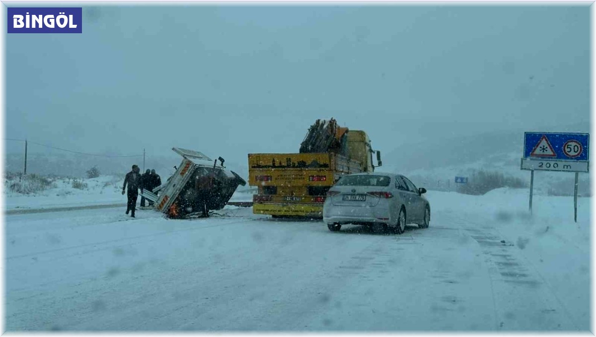 Bingöl'de kar kazayı beraberinde getirdi