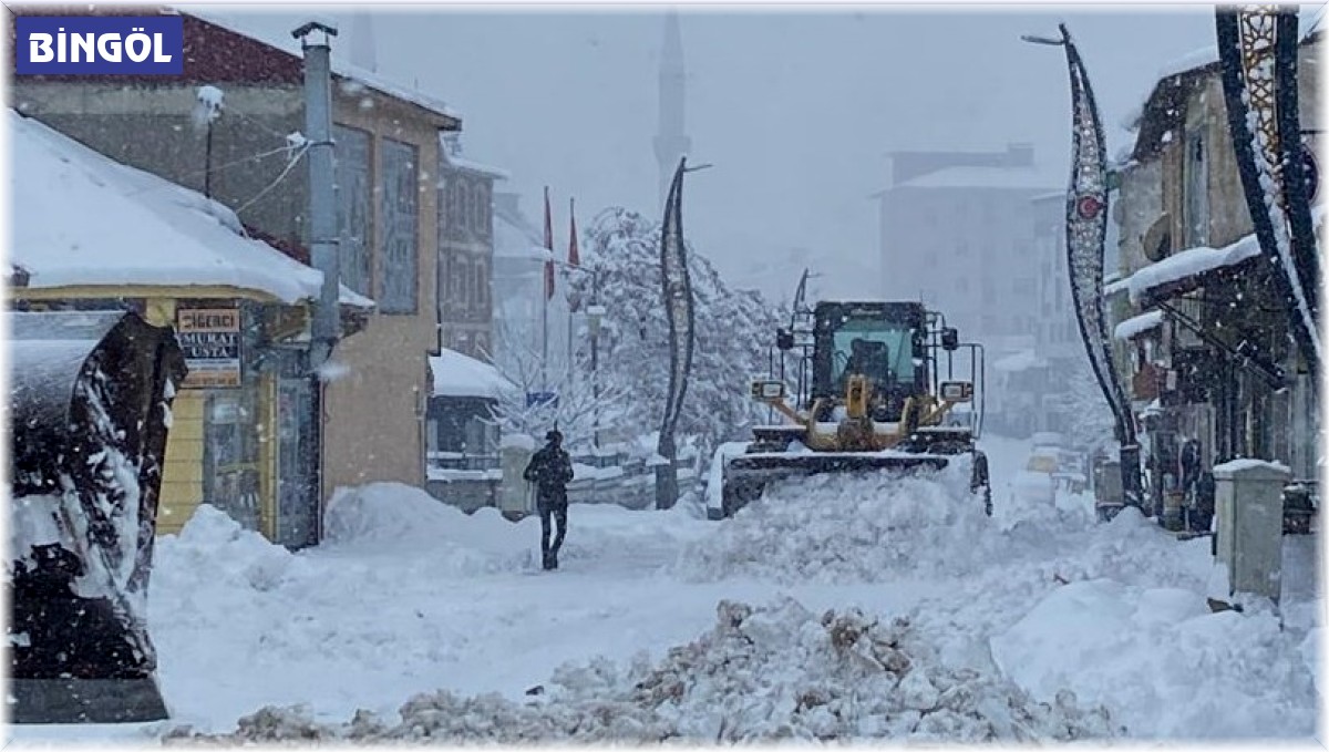Bingöl'de kar nedeniyle 173 köy yolu ulaşıma kapandı