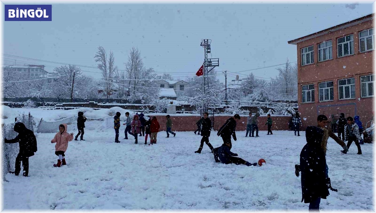 Bingöl'de kar yağışı nedeniyle tüm okullar tatil edildi